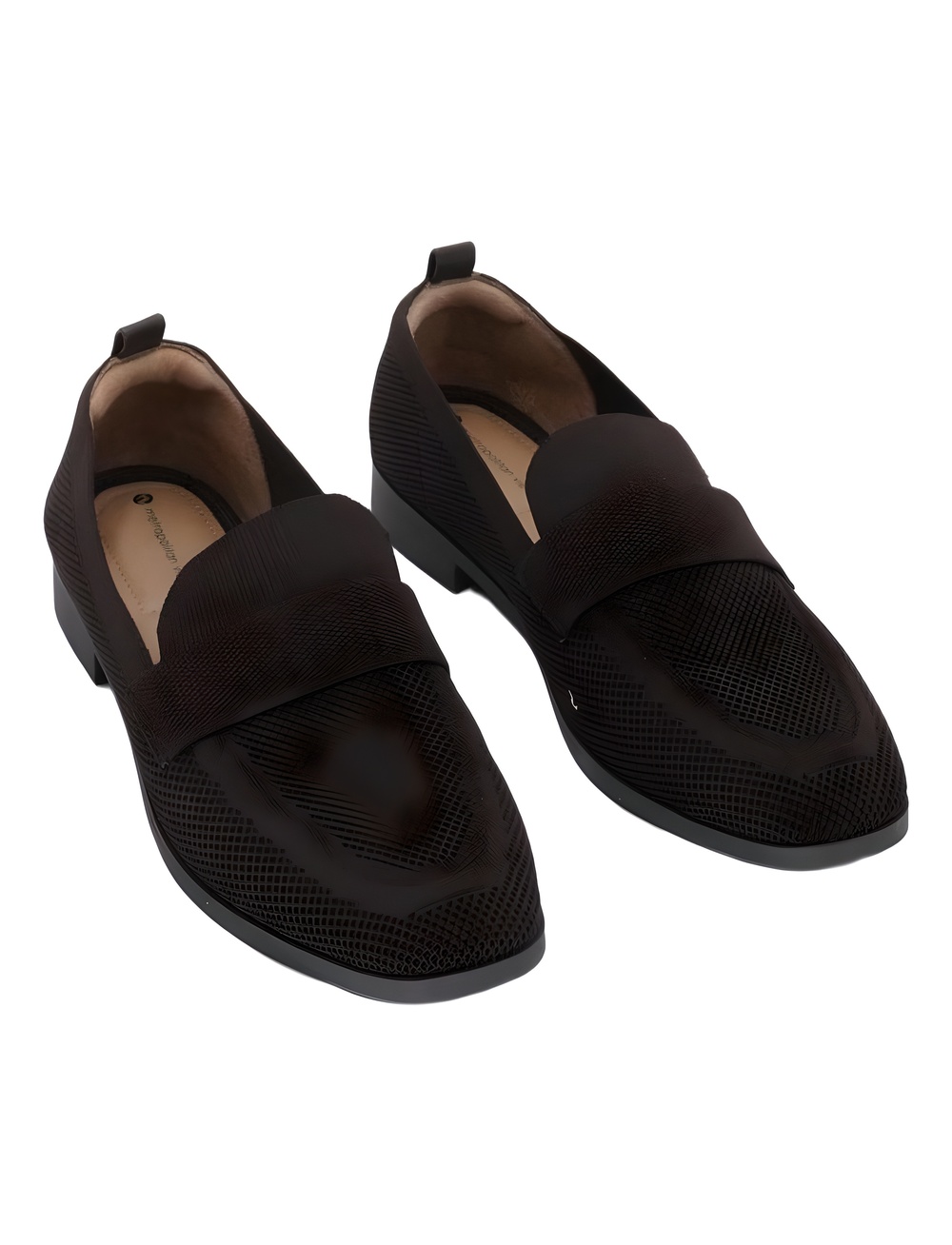 Metropolitan View Bella Brown Knit Slip-On Loafers Size 7.5M